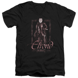 Hobbit Movie Trilogy, The Elrond Stare - Men's V-Neck T-Shirt Men's V-Neck T-Shirt The Hobbit   