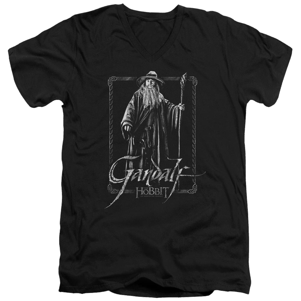 Hobbit Movie Trilogy, The Gandalf Stare - Men's V-Neck T-Shirt Men's V-Neck T-Shirt The Hobbit   