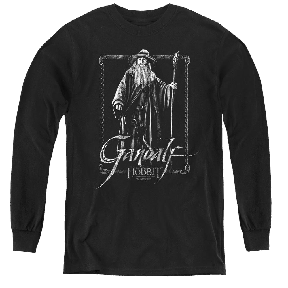 Hobbit Movie Trilogy, The Gandalf Stare - Youth Long Sleeve T-Shirt Youth Long Sleeve T-Shirt The Hobbit   