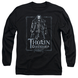 Hobbit Movie Trilogy, The Thorin Stare - Men's Long Sleeve T-Shirt Men's Long Sleeve T-Shirt The Hobbit   