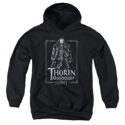 Hobbit Movie Trilogy, The Thorin Stare - Youth Hoodie Youth Hoodie (Ages 8-12) The Hobbit   
