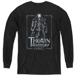 Hobbit Movie Trilogy, The Thorin Stare - Youth Long Sleeve T-Shirt Youth Long Sleeve T-Shirt The Hobbit   