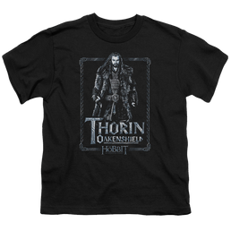 Hobbit Movie Trilogy, The Thorin Stare - Youth T-Shirt Youth T-Shirt (Ages 8-12) The Hobbit   