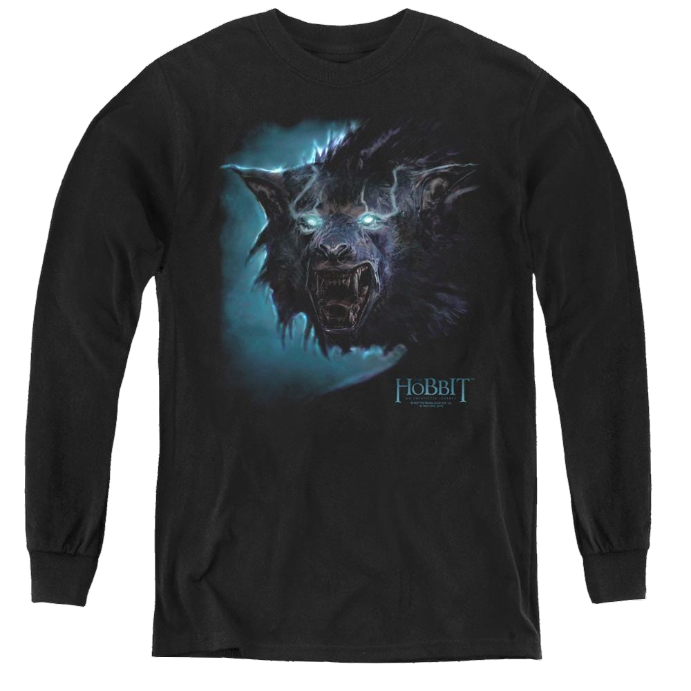 Hobbit Movie Trilogy, The Warg - Youth Long Sleeve T-Shirt Youth Long Sleeve T-Shirt The Hobbit   