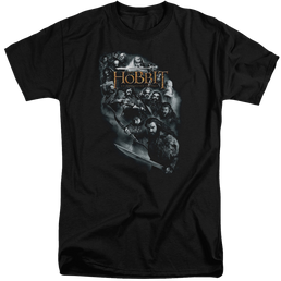 Hobbit Movie Trilogy, The Cast Of Characters - Men's Tall Fit T-Shirt Men's Tall Fit T-Shirt The Hobbit   