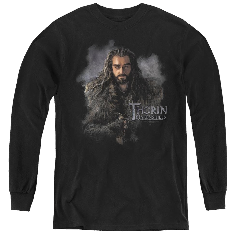 Hobbit Movie Trilogy, The Thorin Oakenshield - Youth Long Sleeve T-Shirt Youth Long Sleeve T-Shirt The Hobbit   