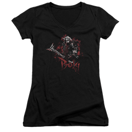 Hobbit Movie Trilogy, The Bolg - Juniors V-Neck T-Shirt Juniors V-Neck T-Shirt The Hobbit   