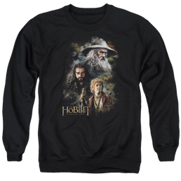 Hobbit Movie Trilogy, The Painting - Men's Crewneck Sweatshirt Men's Crewneck Sweatshirt The Hobbit   