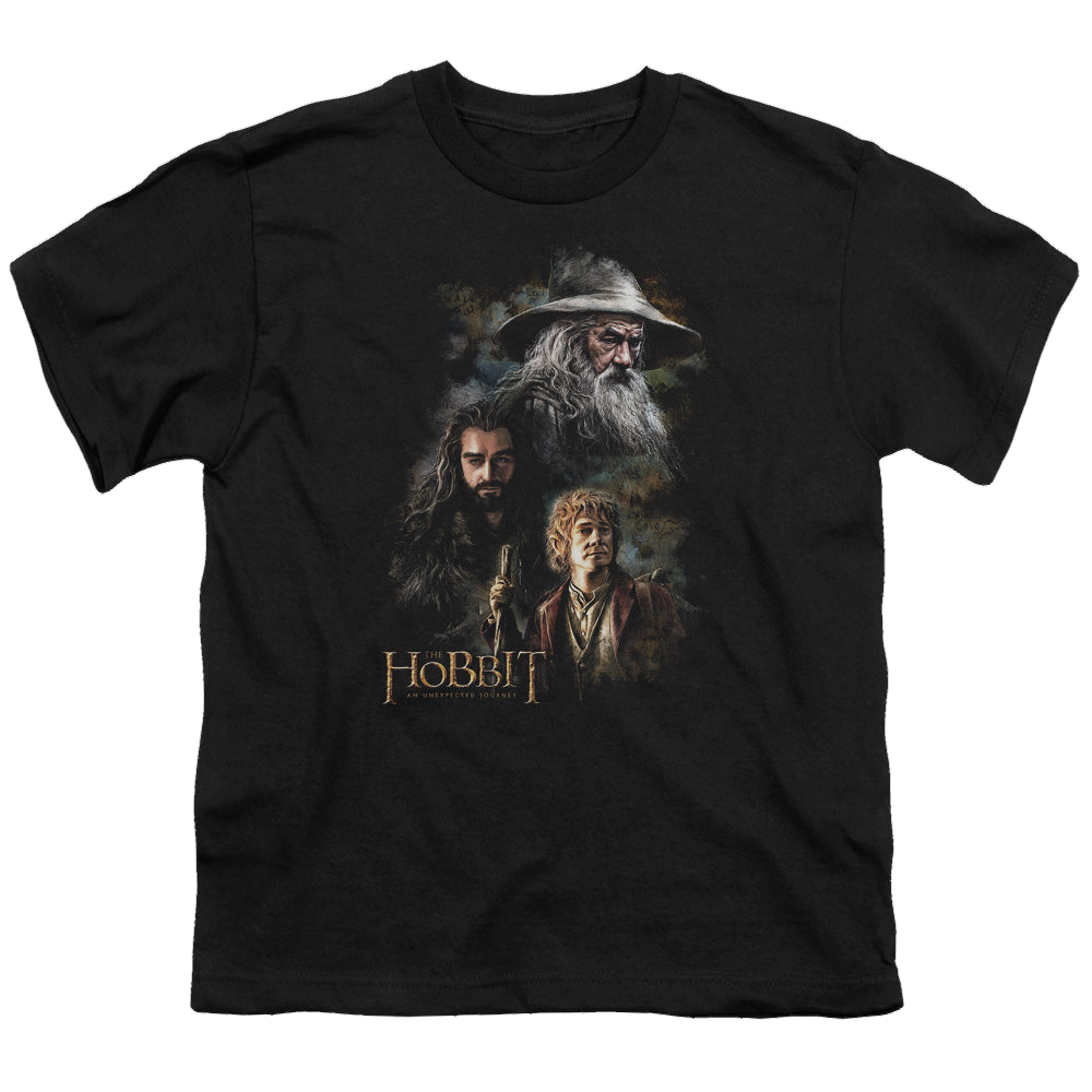 Hobbit Movie Trilogy, The Painting - Youth T-Shirt Youth T-Shirt (Ages 8-12) The Hobbit   