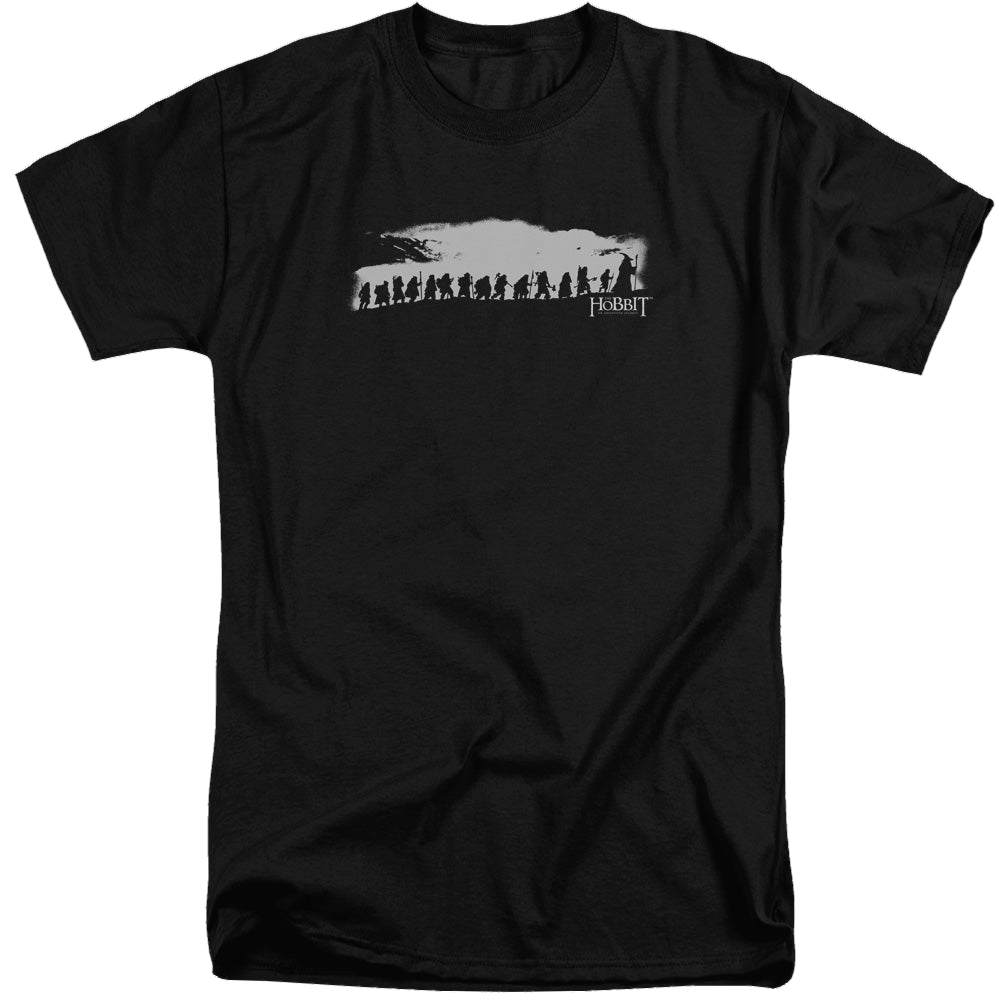 Hobbit Movie Trilogy, The The Company - Men's Tall Fit T-Shirt Men's Tall Fit T-Shirt The Hobbit   