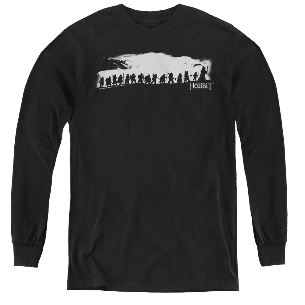 Hobbit Movie Trilogy, The The Company - Youth Long Sleeve T-Shirt Youth Long Sleeve T-Shirt The Hobbit   