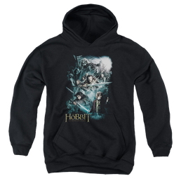 Hobbit Movie Trilogy, The Epic Adventure - Youth Hoodie Youth Hoodie (Ages 8-12) The Hobbit   