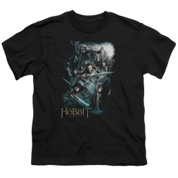 Hobbit Movie Trilogy, The Epic Adventure - Youth T-Shirt Youth T-Shirt (Ages 8-12) The Hobbit   