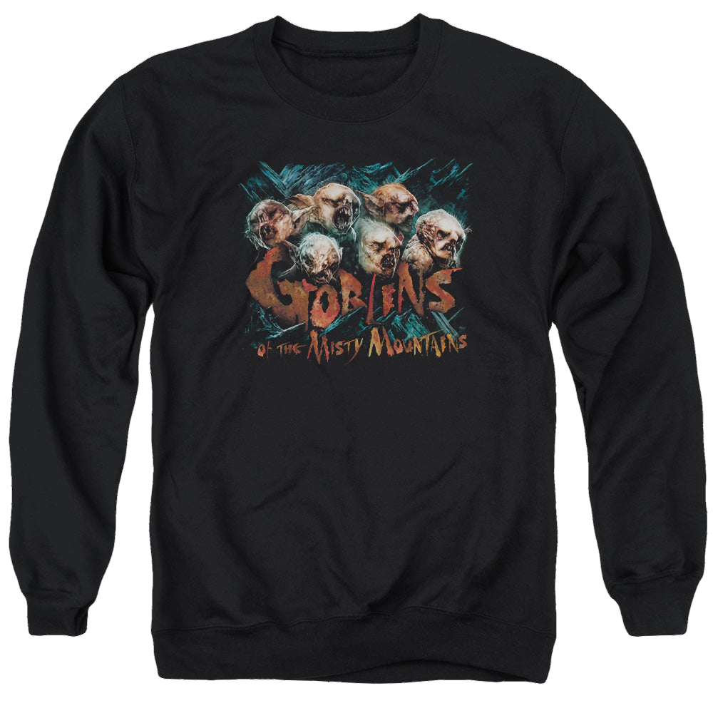 Hobbit Movie Trilogy, The Misty Goblins - Men's Crewneck Sweatshirt Men's Crewneck Sweatshirt The Hobbit   