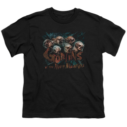 Hobbit Movie Trilogy, The Misty Goblins - Youth T-Shirt Youth T-Shirt (Ages 8-12) The Hobbit   
