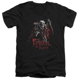 Hobbit Movie Trilogy, The Fimbul The Hunter - Men's V-Neck T-Shirt Men's V-Neck T-Shirt The Hobbit   