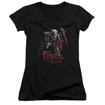 Hobbit Movie Trilogy, The Fimbul The Hunter - Juniors V-Neck T-Shirt Juniors V-Neck T-Shirt The Hobbit   