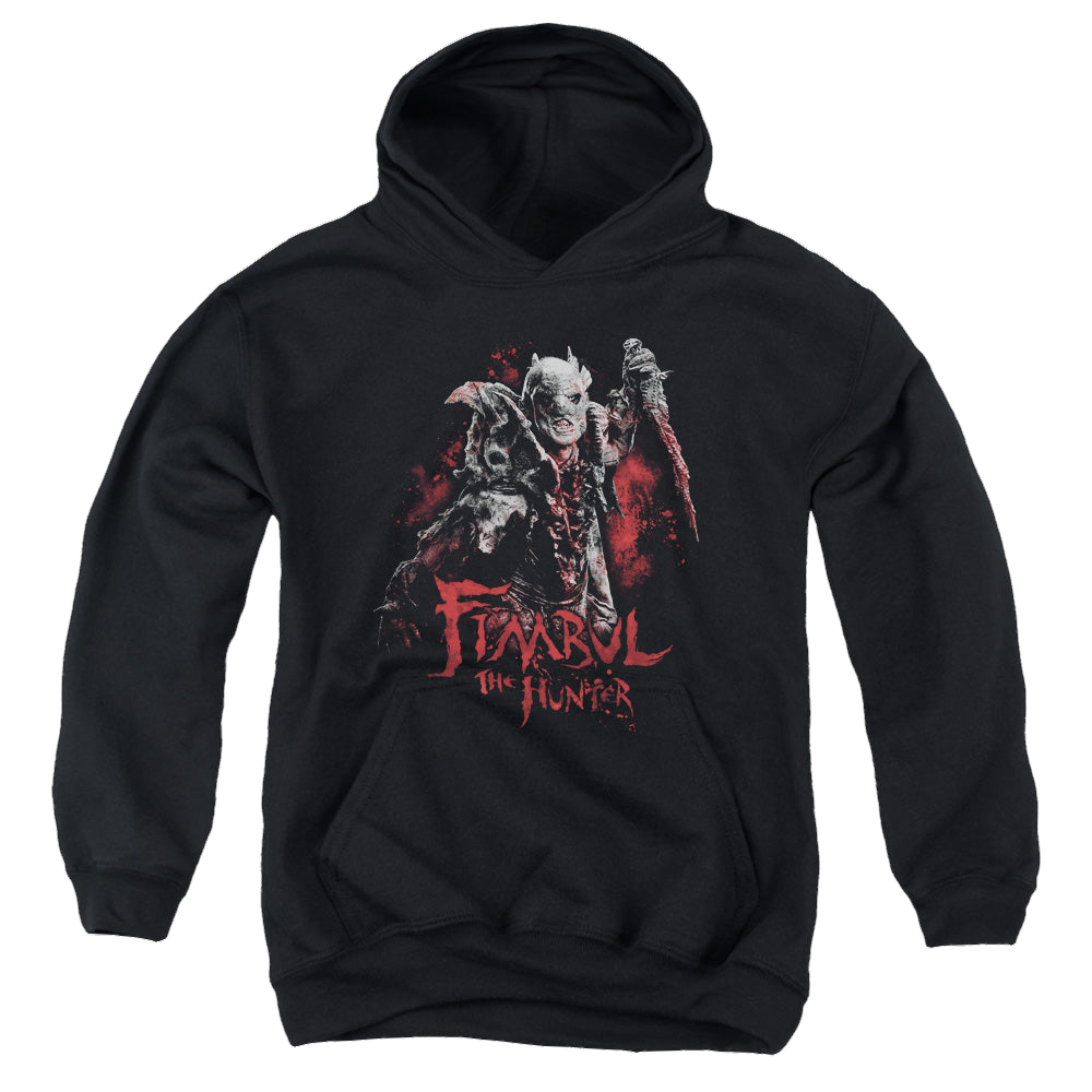 Hobbit Movie Trilogy, The Fimbul The Hunter - Youth Hoodie Youth Hoodie (Ages 8-12) The Hobbit   