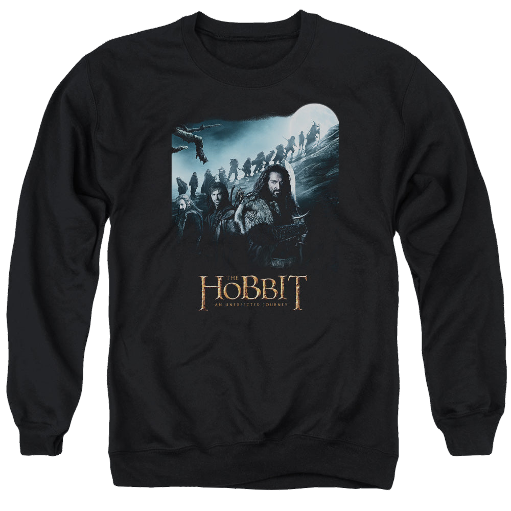Hobbit Movie Trilogy, The A Journey - Men's Crewneck Sweatshirt Men's Crewneck Sweatshirt The Hobbit   