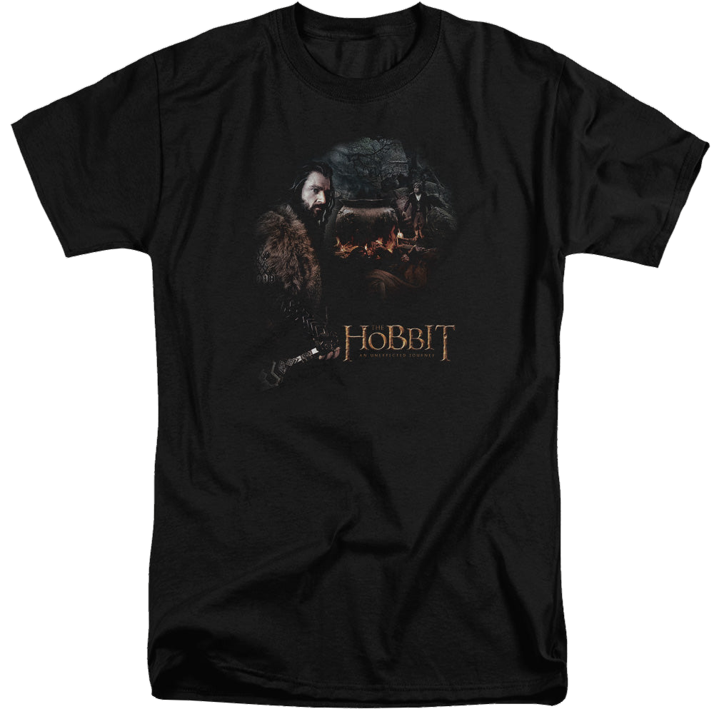Hobbit Movie Trilogy, The Cauldron - Men's Tall Fit T-Shirt Men's Tall Fit T-Shirt The Hobbit   