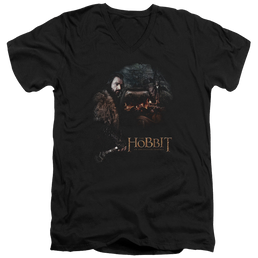 Hobbit Movie Trilogy, The Cauldron - Men's V-Neck T-Shirt Men's V-Neck T-Shirt The Hobbit   