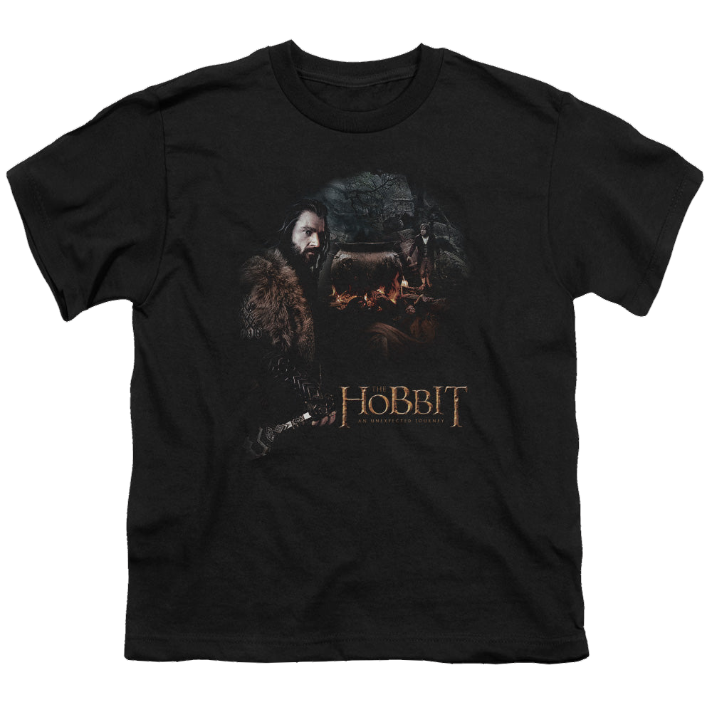 Hobbit Movie Trilogy, The Cauldron - Youth T-Shirt Youth T-Shirt (Ages 8-12) The Hobbit   