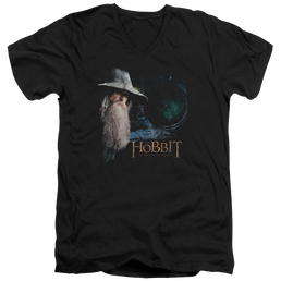 Hobbit Movie Trilogy, The The Door - Men's V-Neck T-Shirt Men's V-Neck T-Shirt The Hobbit   