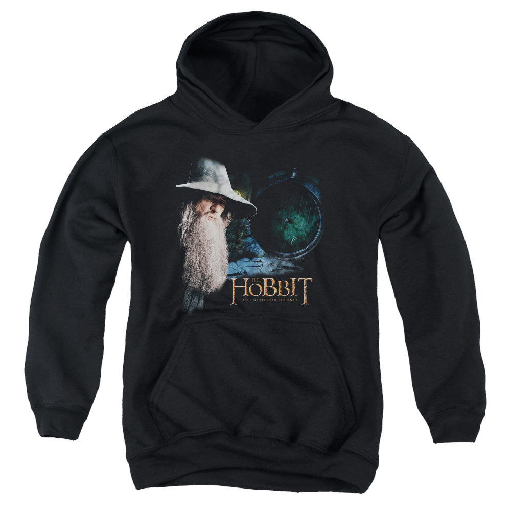 Hobbit Movie Trilogy, The The Door - Youth Hoodie Youth Hoodie (Ages 8-12) The Hobbit   