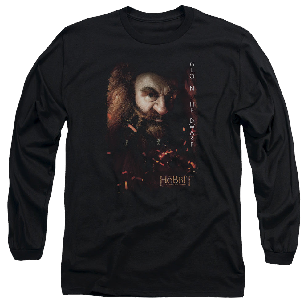 Hobbit Movie Trilogy, The Gloin Poster - Men's Long Sleeve T-Shirt Men's Long Sleeve T-Shirt The Hobbit   