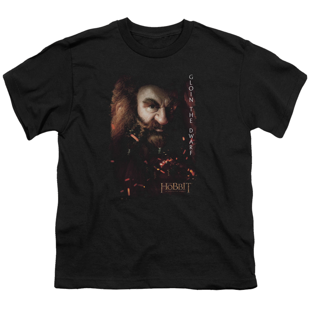Hobbit Movie Trilogy, The Gloin Poster - Youth T-Shirt Youth T-Shirt (Ages 8-12) The Hobbit   