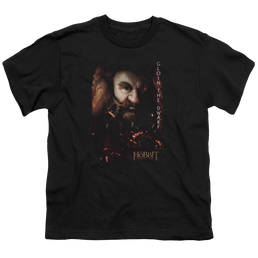 Hobbit Movie Trilogy, The Gloin Poster - Youth T-Shirt Youth T-Shirt (Ages 8-12) The Hobbit   