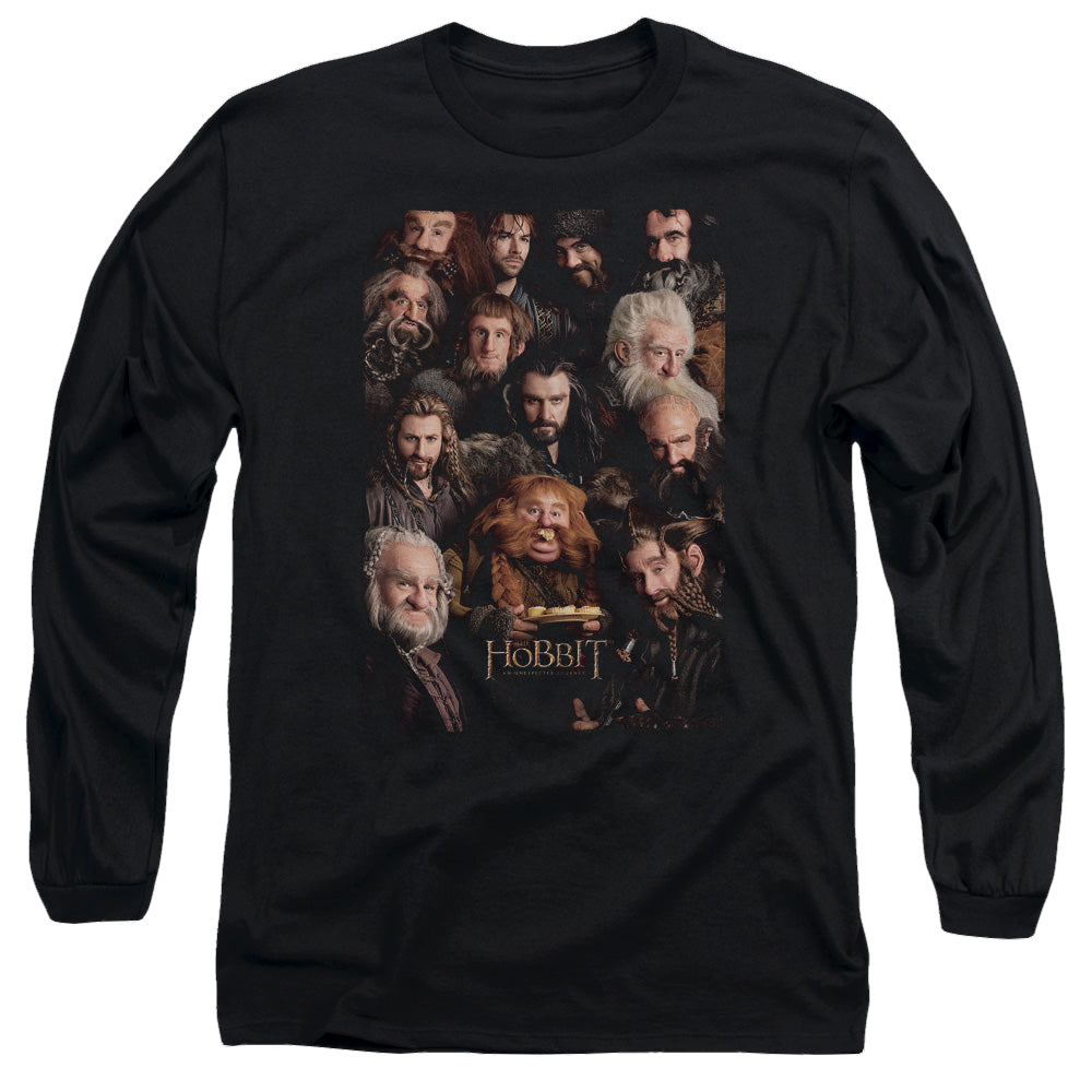 Hobbit Movie Trilogy, The Dwarves Poster - Men's Long Sleeve T-Shirt Men's Long Sleeve T-Shirt The Hobbit   