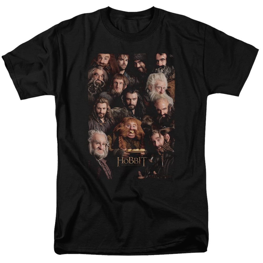 Hobbit Movie Trilogy, The Dwarves Poster - Men's Regular Fit T-Shirt Men's Regular Fit T-Shirt The Hobbit   