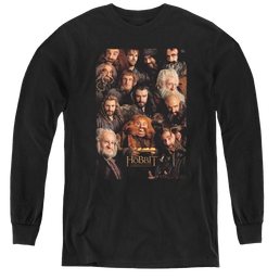 Hobbit Movie Trilogy, The Dwarves Poster - Youth Long Sleeve T-Shirt Youth Long Sleeve T-Shirt The Hobbit   