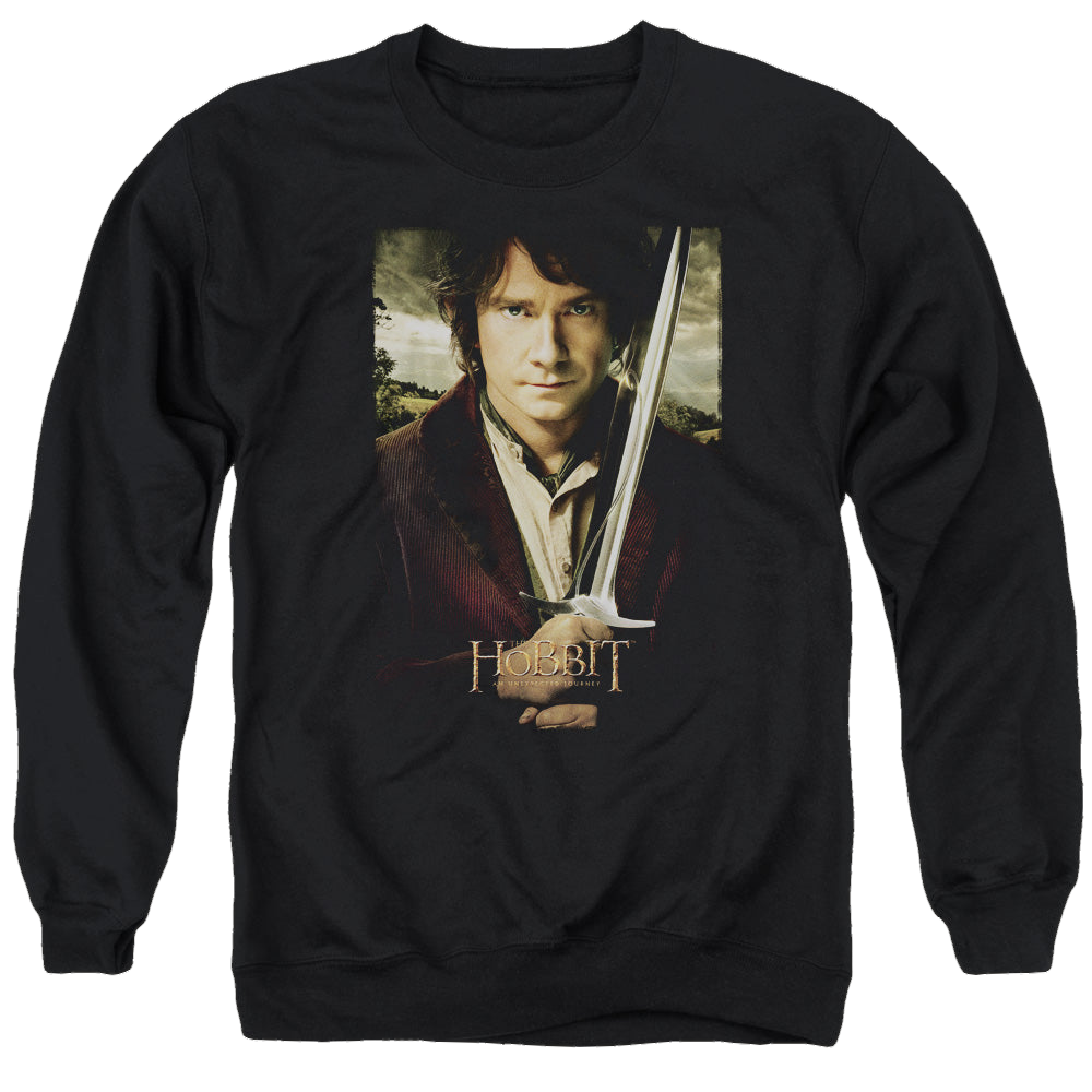 Hobbit Movie Trilogy, The Baggins Poster - Men's Crewneck Sweatshirt Men's Crewneck Sweatshirt The Hobbit   