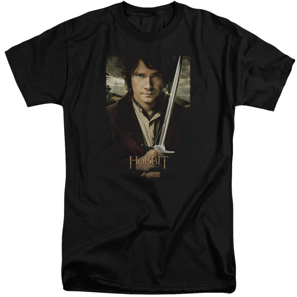 Hobbit Movie Trilogy, The Baggins Poster - Men's Tall Fit T-Shirt Men's Tall Fit T-Shirt The Hobbit   