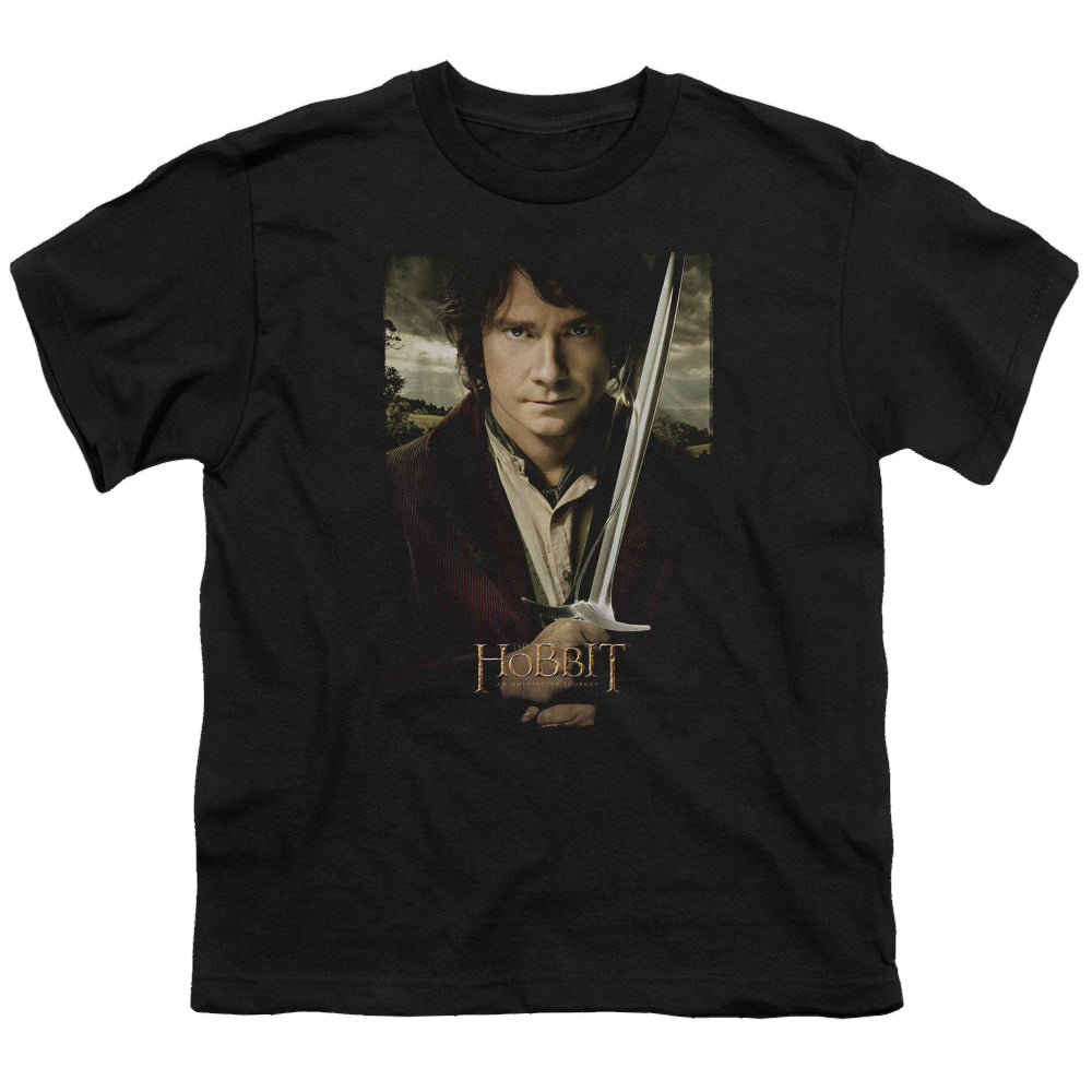 Hobbit Movie Trilogy, The Baggins Poster - Youth T-Shirt Youth T-Shirt (Ages 8-12) The Hobbit   