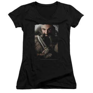 Hobbit Movie Trilogy, The Dwalin - Juniors V-Neck T-Shirt Juniors V-Neck T-Shirt The Hobbit   