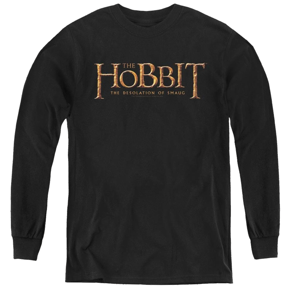 Hobbit Movie Trilogy, The Logo - Youth Long Sleeve T-Shirt Youth Long Sleeve T-Shirt The Hobbit   