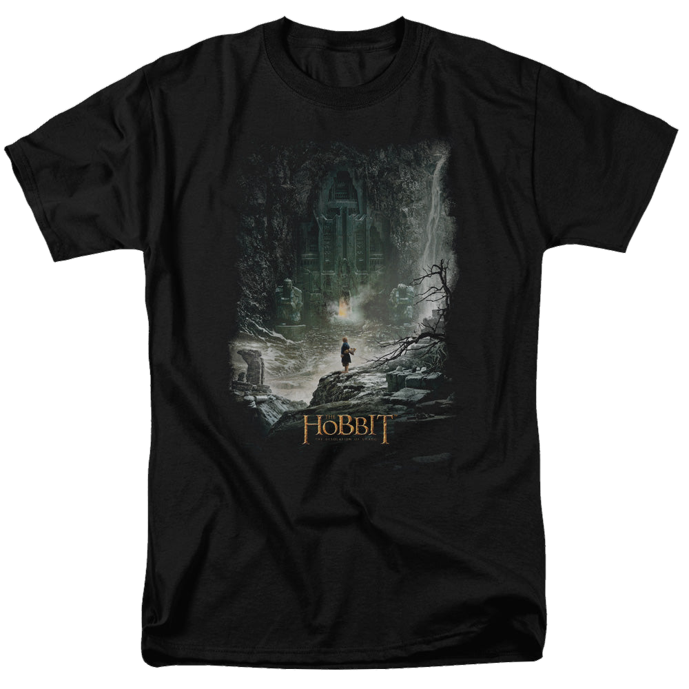 Hobbit Movie Trilogy, The At Smaugs Door - Men's Regular Fit T-Shirt Men's Regular Fit T-Shirt The Hobbit   
