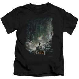 Hobbit Movie Trilogy, The At Smaugs Door - Kid's T-Shirt Kid's T-Shirt (Ages 4-7) The Hobbit   