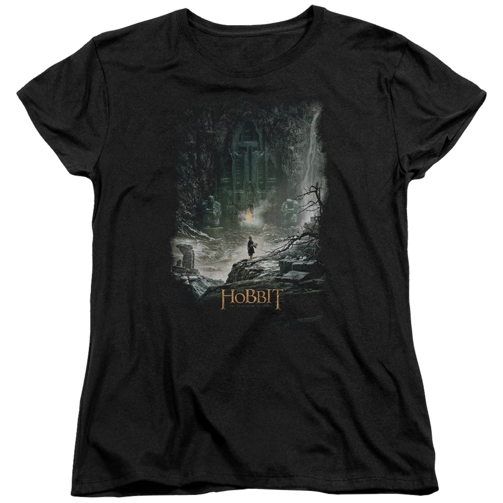 Hobbit Movie Trilogy, The At Smaugs Door - Women's T-Shirt Women's T-Shirt The Hobbit   
