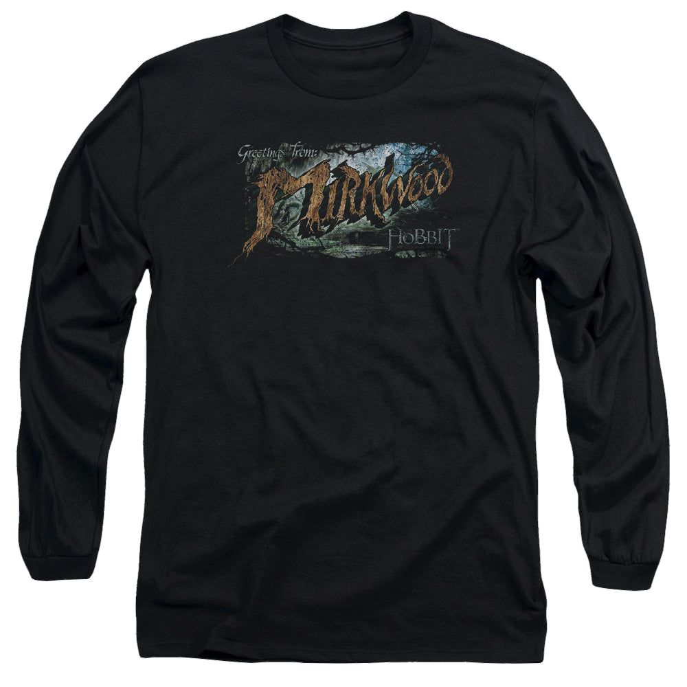 Hobbit Movie Trilogy, The Greetings From Mirkwood - Men's Long Sleeve T-Shirt Men's Long Sleeve T-Shirt The Hobbit   