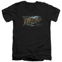 Hobbit Movie Trilogy, The Greetings From Mirkwood - Men's V-Neck T-Shirt Men's V-Neck T-Shirt The Hobbit   