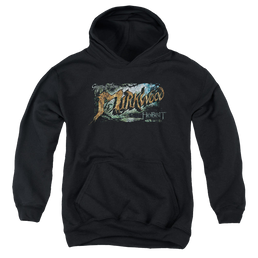 Hobbit Movie Trilogy, The Greetings From Mirkwood - Youth Hoodie Youth Hoodie (Ages 8-12) The Hobbit   