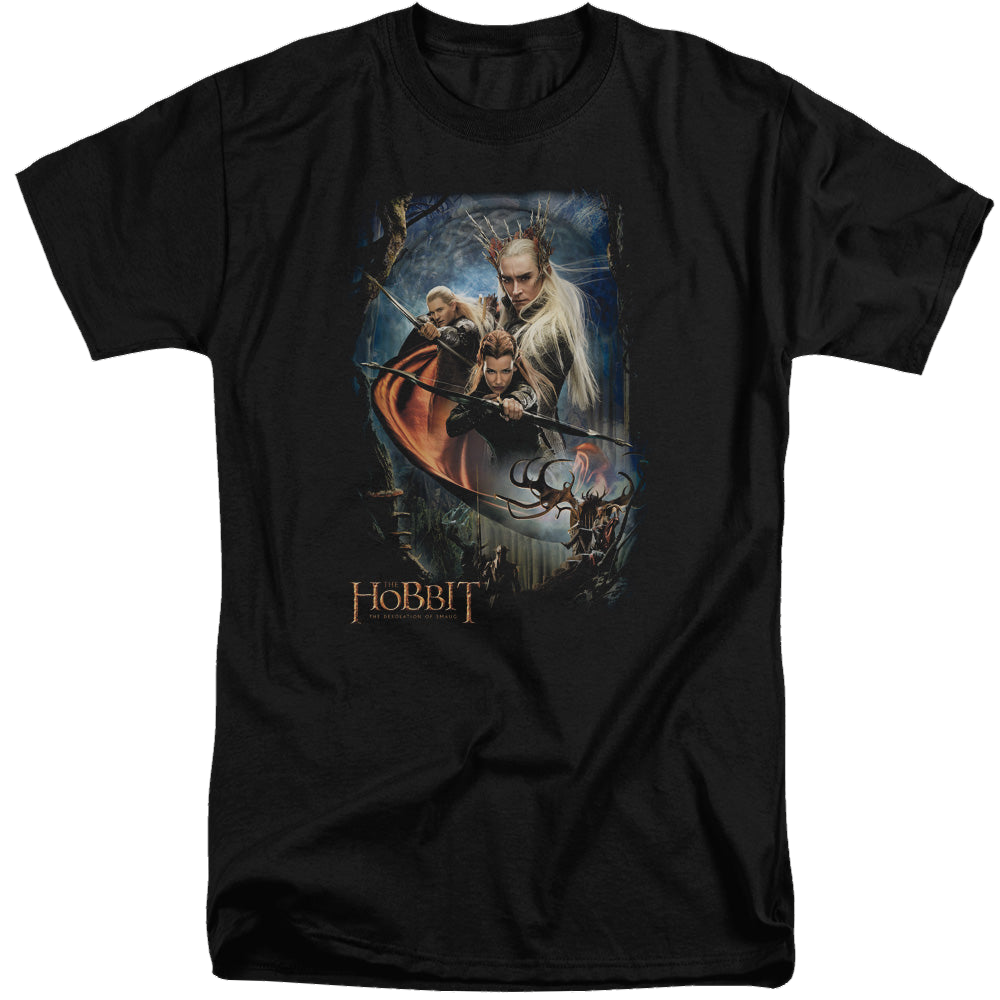 Hobbit Movie Trilogy, The Thranduils Realm - Men's Tall Fit T-Shirt Men's Tall Fit T-Shirt The Hobbit   