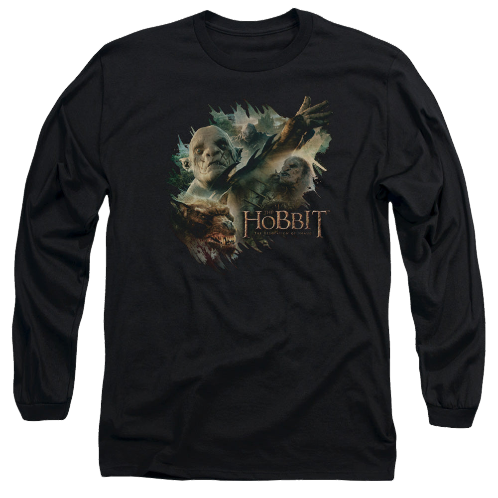 Hobbit Movie Trilogy, The Baddies - Men's Long Sleeve T-Shirt Men's Long Sleeve T-Shirt The Hobbit   