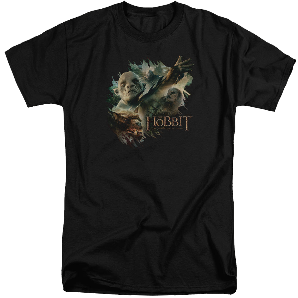 Hobbit Movie Trilogy, The Baddies - Men's Tall Fit T-Shirt Men's Tall Fit T-Shirt The Hobbit   