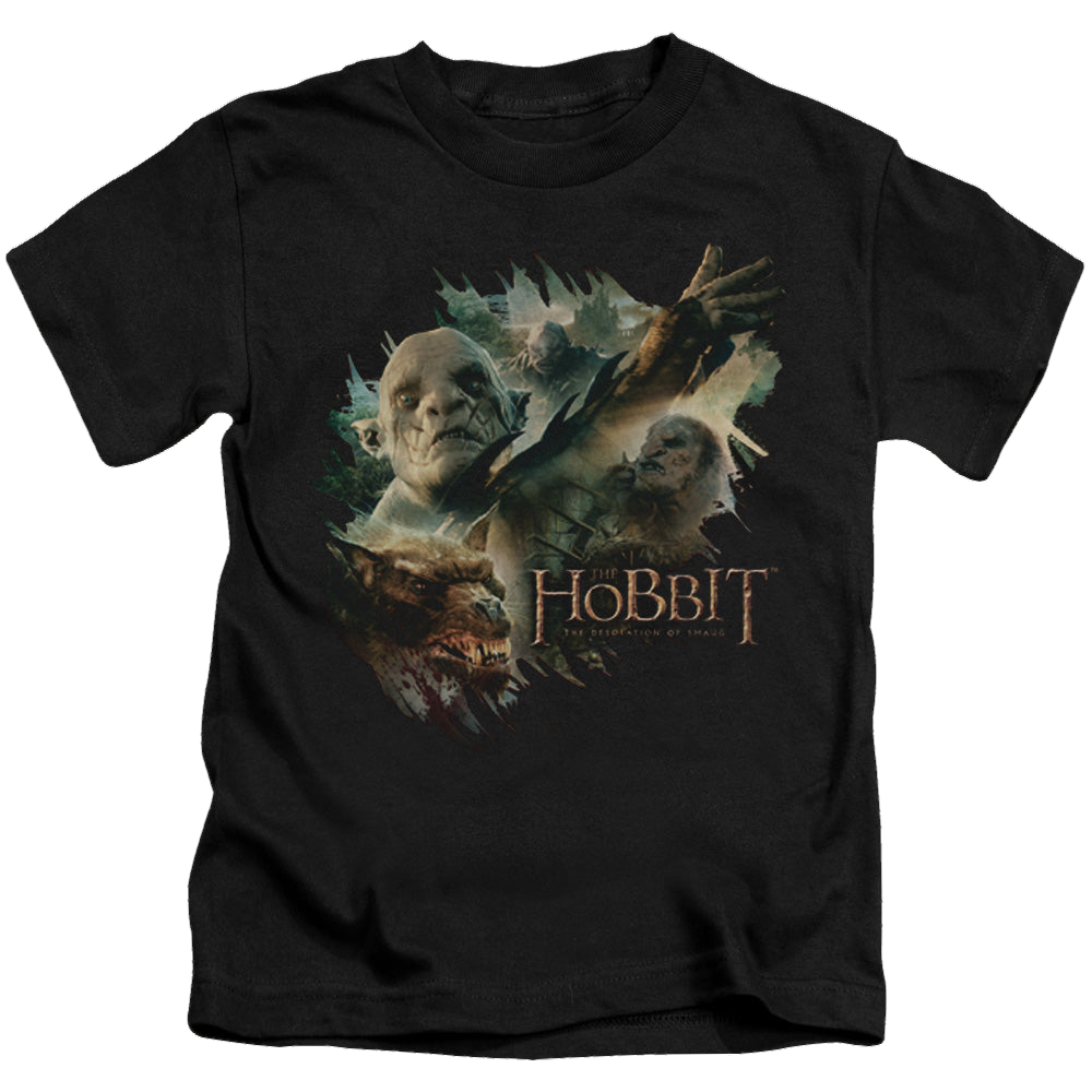 Hobbit Movie Trilogy, The Baddies - Kid's T-Shirt Kid's T-Shirt (Ages 4-7) The Hobbit   