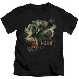 Hobbit Movie Trilogy, The Baddies - Kid's T-Shirt Kid's T-Shirt (Ages 4-7) The Hobbit   